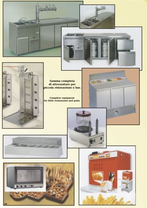 Equipment for bars