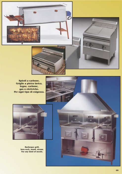 Equipment for hotels and restaurants