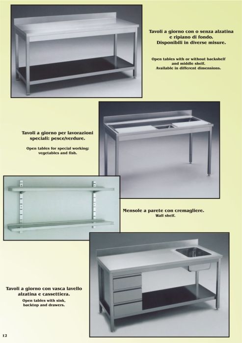 Equipment for hotels and restaurants
