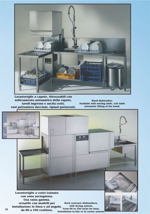 Equipment for hotels and restaurants