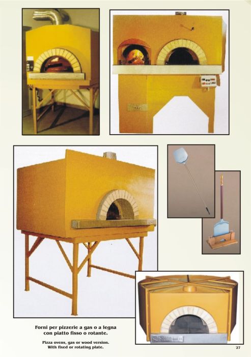 Equipment for pizzerias, pastry shops and bakeries