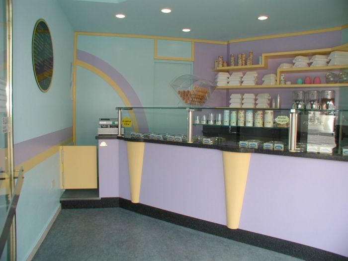 Ice cream and pastry shops